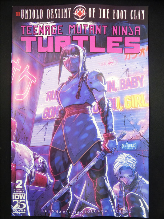 TEENAGE Mutant Ninja Turtles: Untold Destiny of the Foot Clan #2 - Apr 2024 IDW Comic #58B