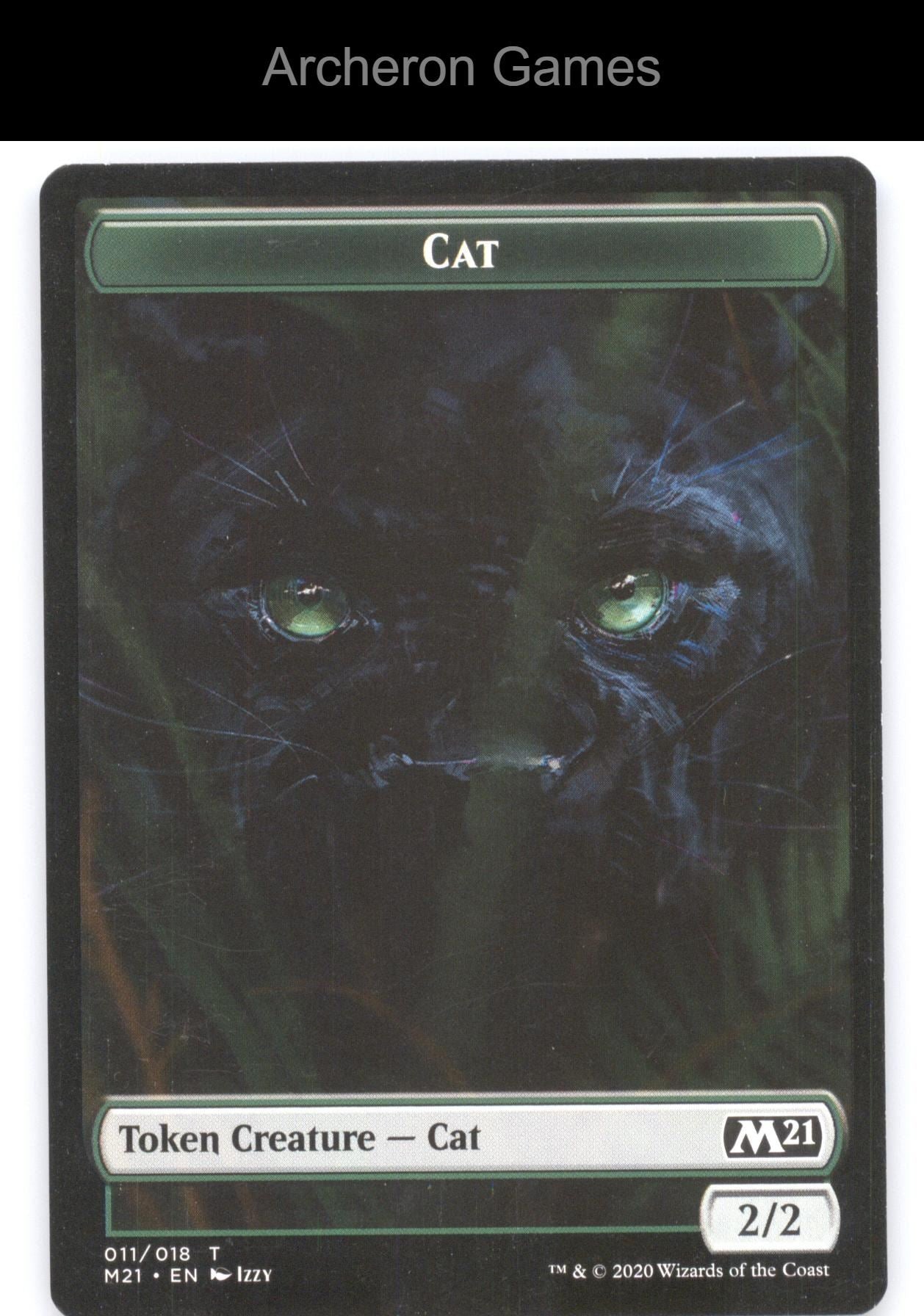 Cat (011) Token 11 Token MTG Card Core Set 2021