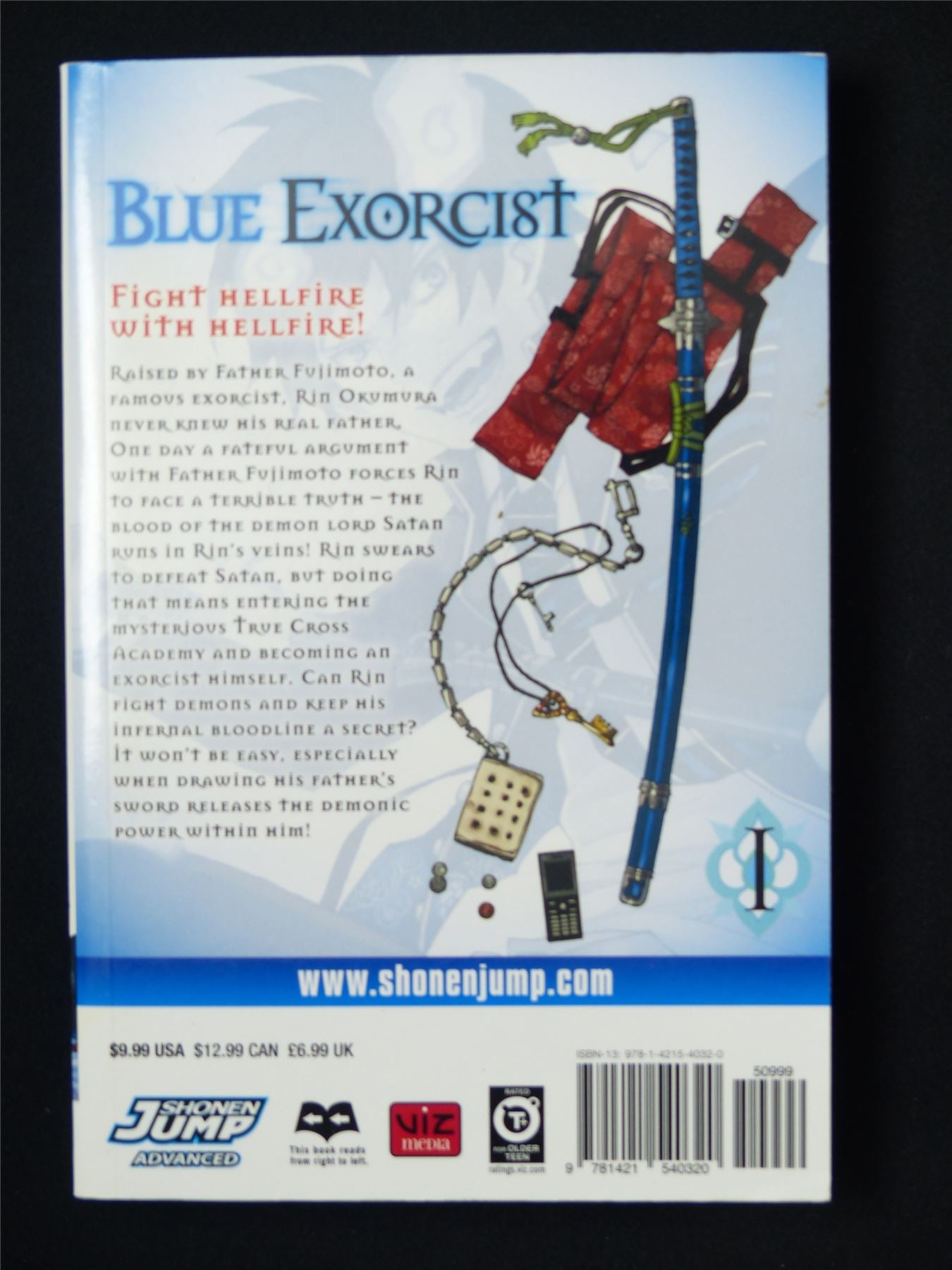 Blue Exorcist volume 1 - Viz Media Manga #6D1