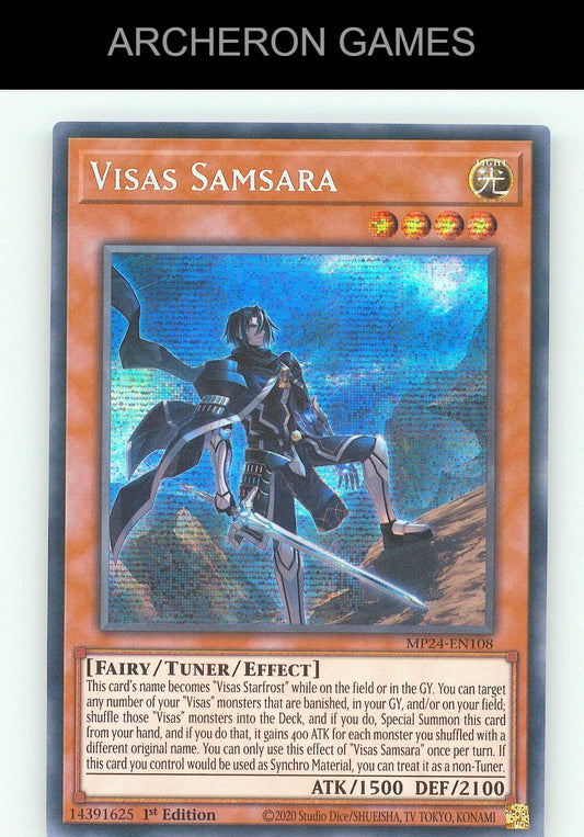 Visas Samsara SEC YUGIOH Card