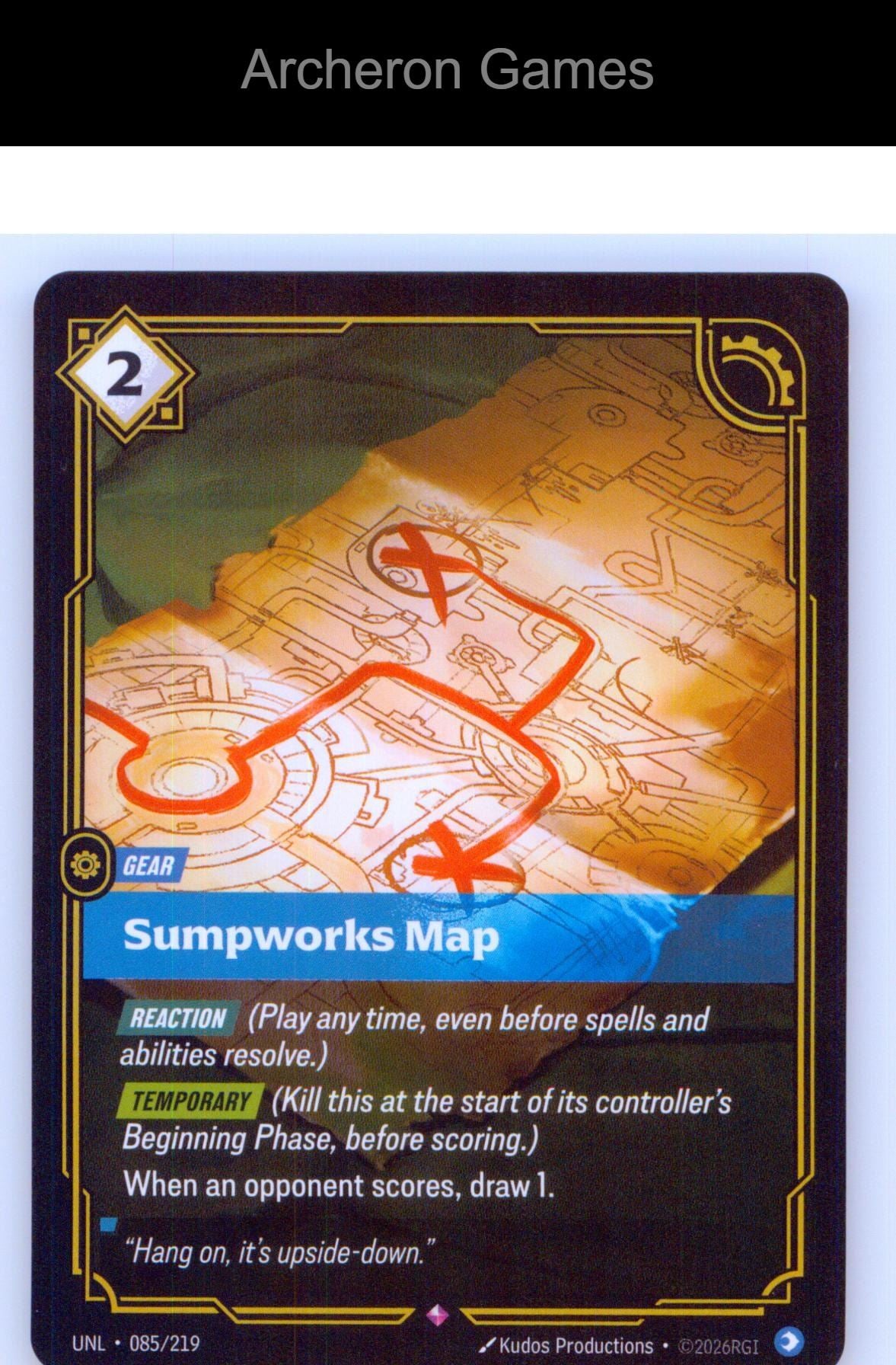 Sumpworks Map UNL 085/219 R Unleashed Riftbound Card