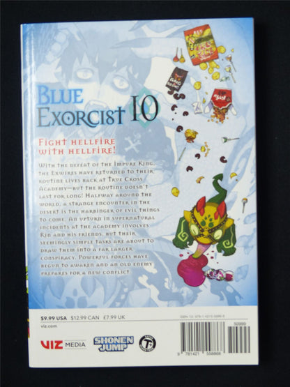 Blue Exorcist volume 10 - Viz Media Manga #6DA