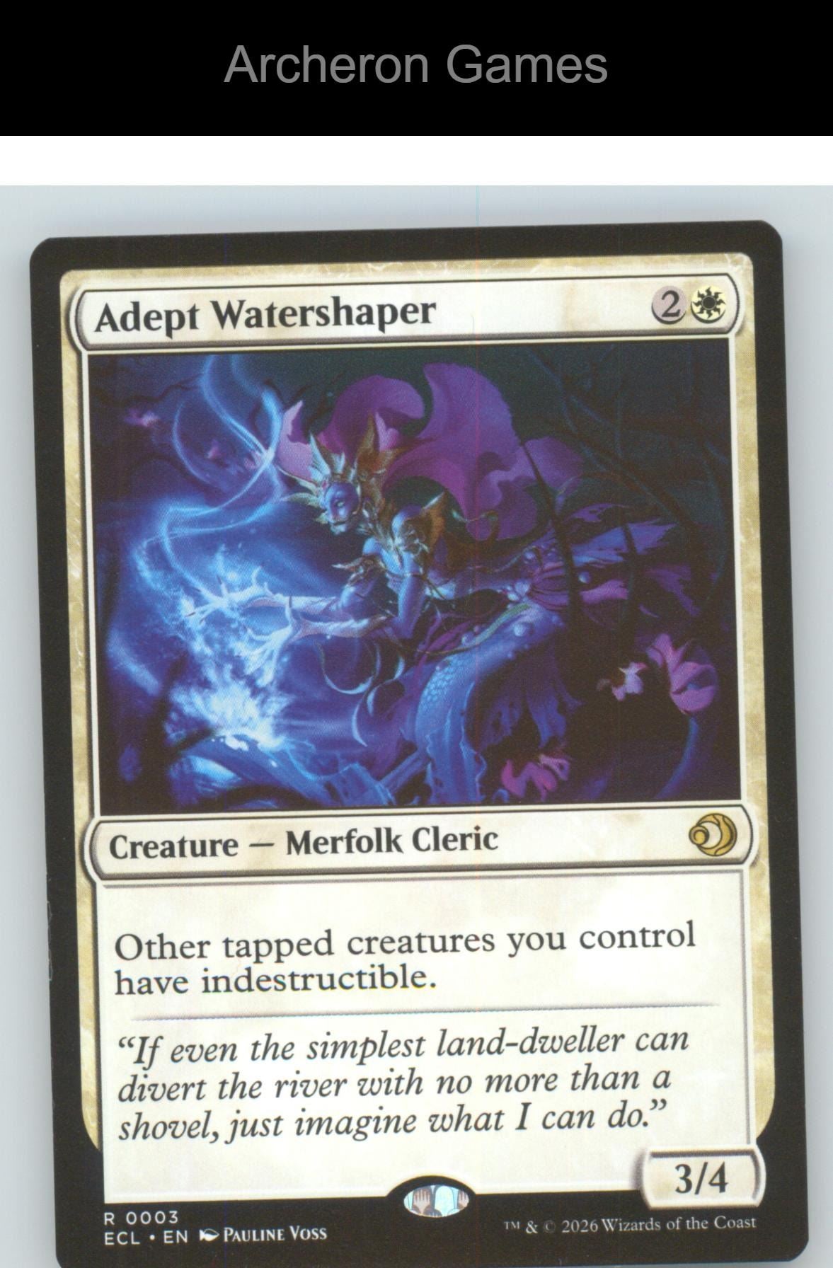 Adept Watershaper ECL 3 R MTG Card NM/EX+