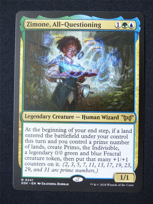 Zimone All-Questioning - DSK - Mtg Card #4WY