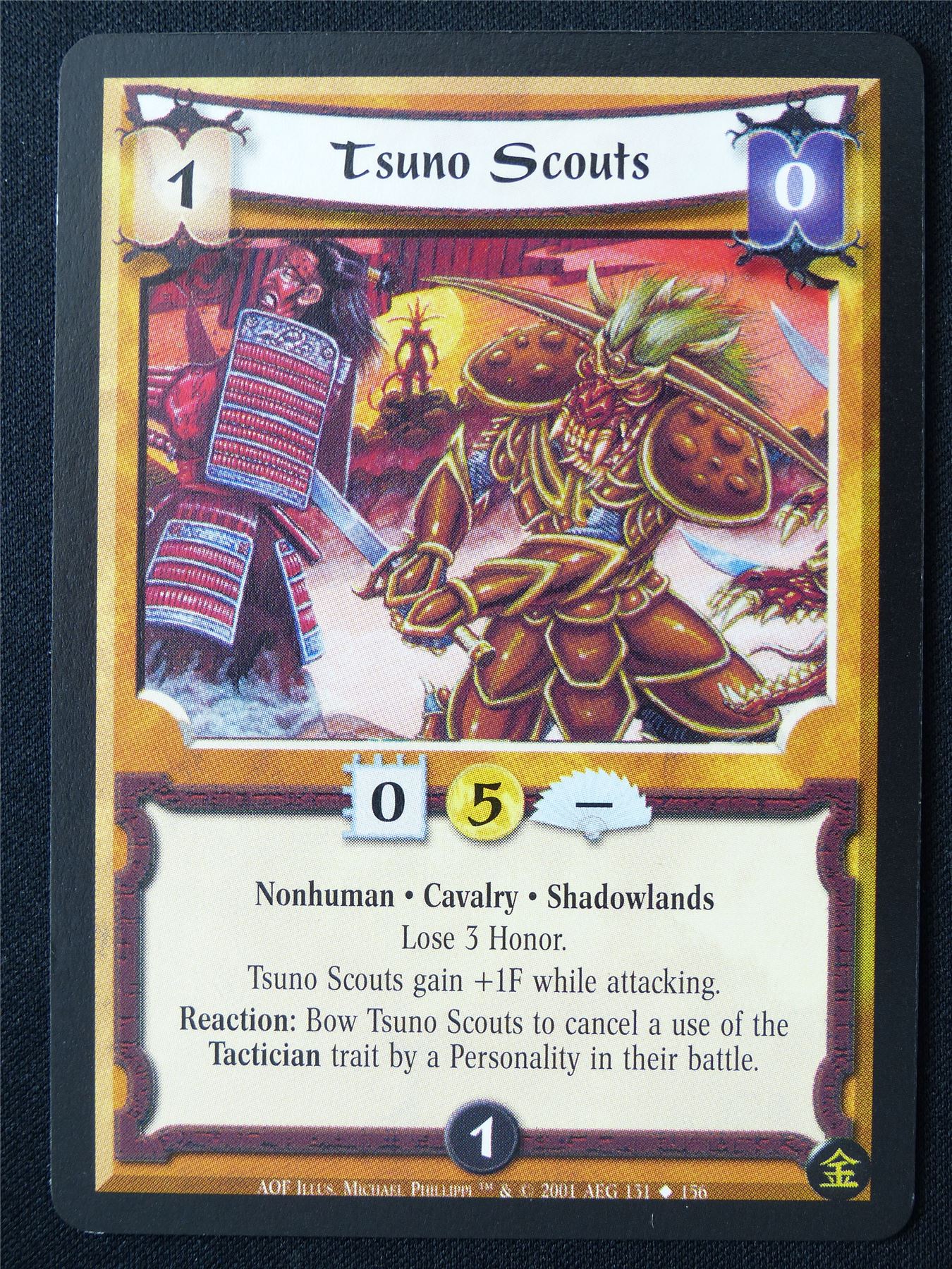 Tsuno Scouts - AOF - Legend of the Five Rings L5R Card #10Y