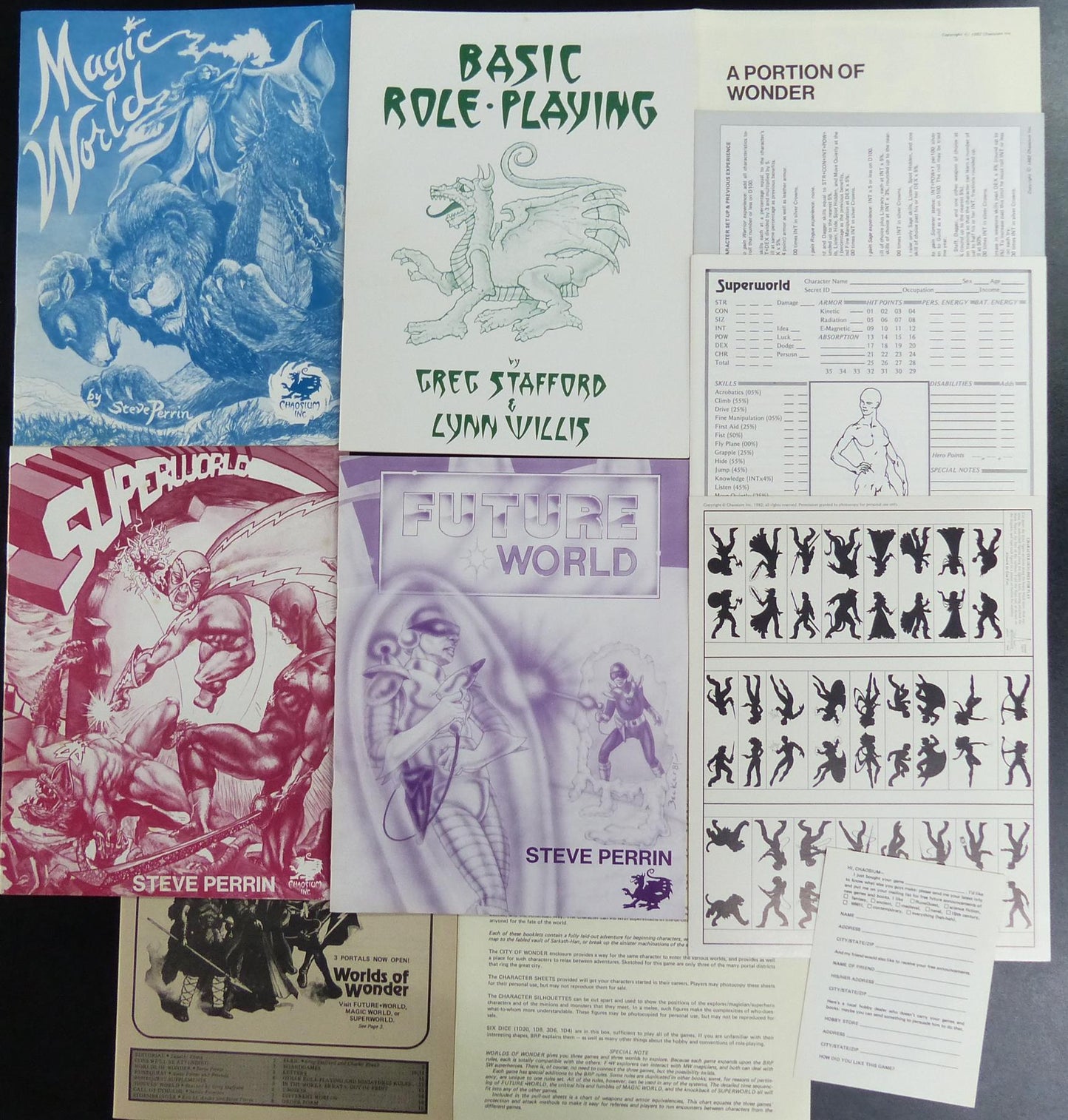 Worlds of Wonder: Magic World Superworld & Future-World Roleplaying Game OOP #1XO