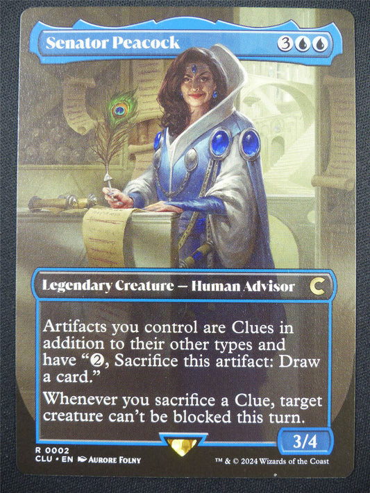 Senator Peacock Borderless - CLU - Mtg Card #5IP