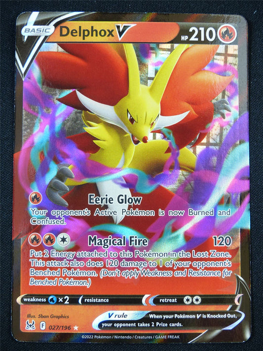 Delphox V 027/196 Holo - Pokemon Card #CX