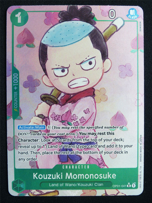 Kouzuki Momonosuke OP01-041 R Alt Art - One Piece Card #4M