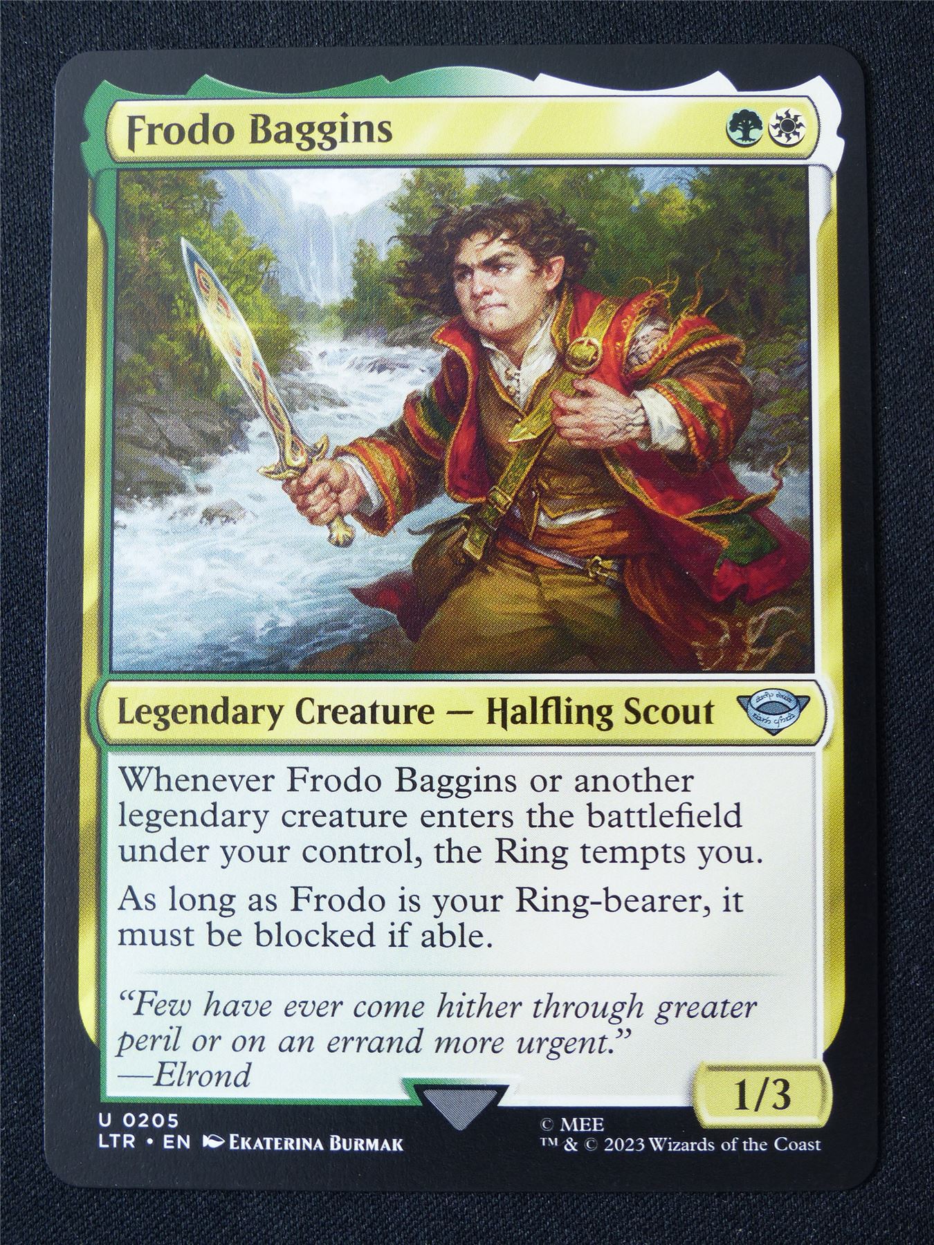 Frodo Baggins - LTR - Mtg Card #163