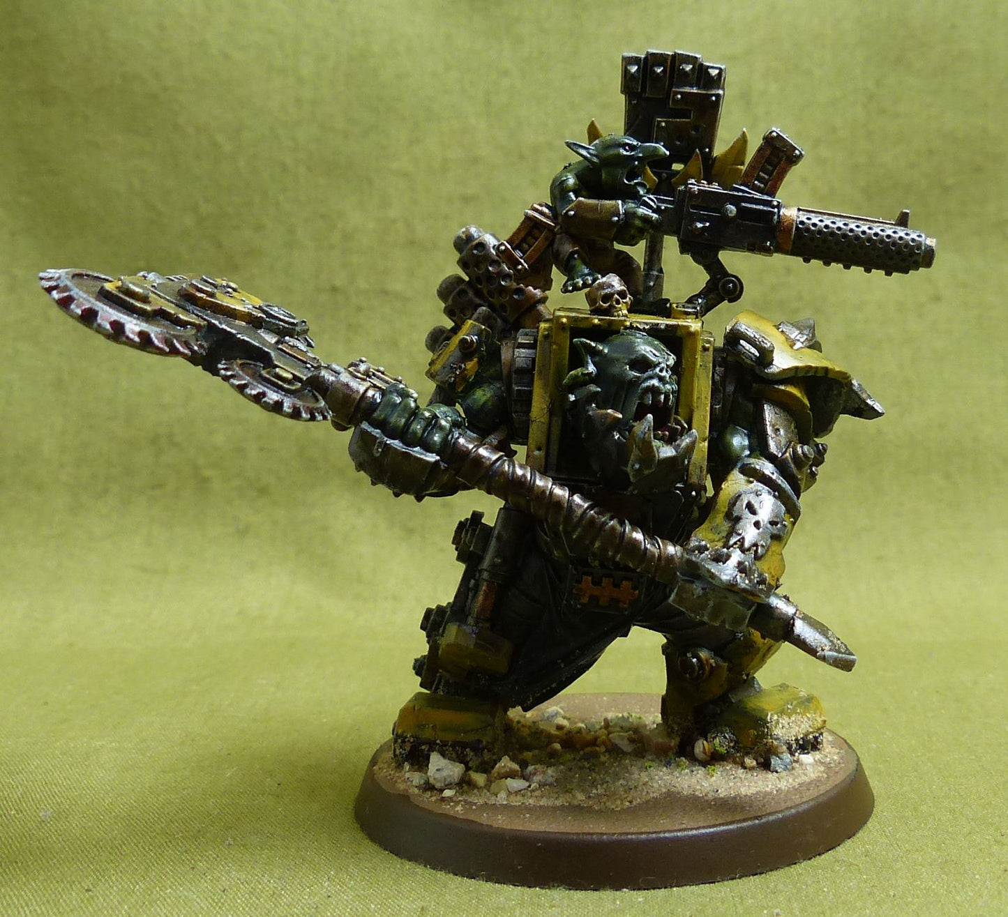 Warboss in Mega Armour painted - Orks - Warhammer 40K #1IQ