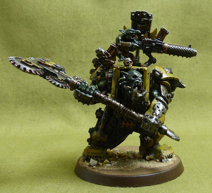 Warboss in Mega Armour painted - Orks - Warhammer 40K #1IQ