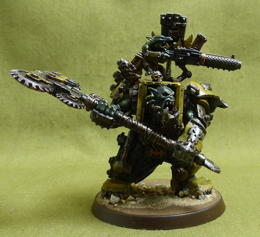 Warboss in Mega Armour painted - Orks - Warhammer 40K #1IQ