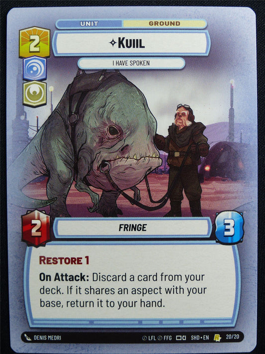 Kuiil 20/20 Promo - Star Wars Unlimited Card #4V7