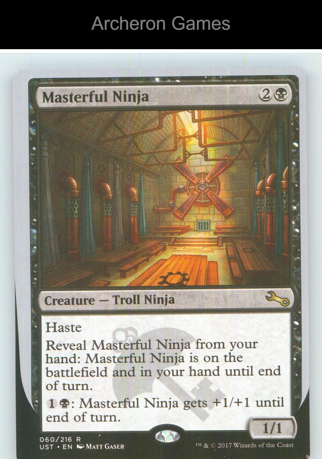Masterful Ninja UST 60 R MTG Card NM/EX+