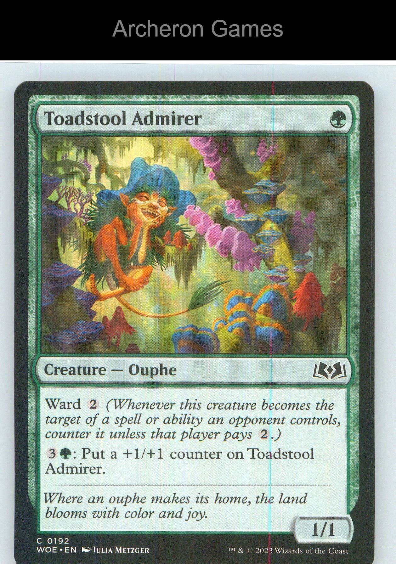 Toadstool Admirer WOE 192 C MTG Card NM/EX+