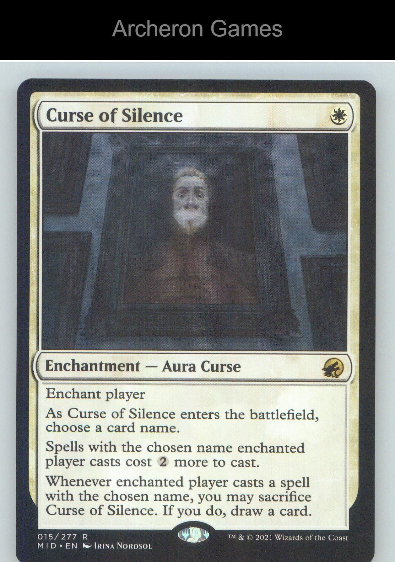 Curse of Silence MID 15 R MTG Card NM/EX+
