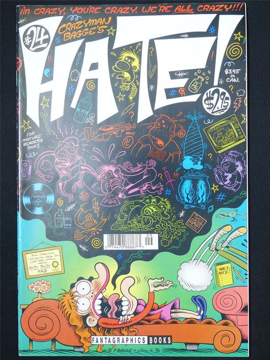 HATE! #24 - B&B Fantagraphic Comic #1CM