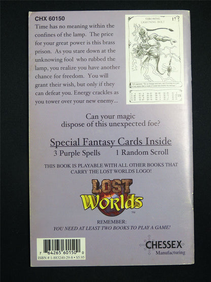 Lost Worlds Fantasy Combat Book Game: Othere Djinn of Destruction Booklet - Nova Rules Booklet #2W1