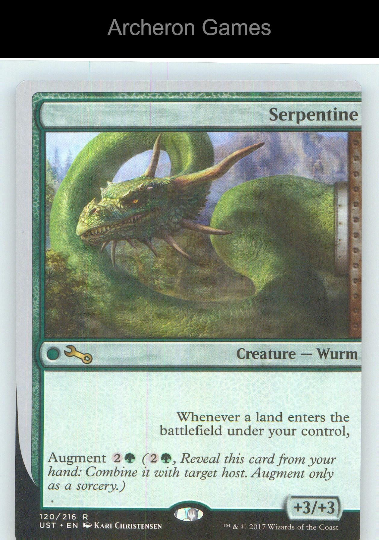 Serpentine UST 120 R MTG Card NM/EX+