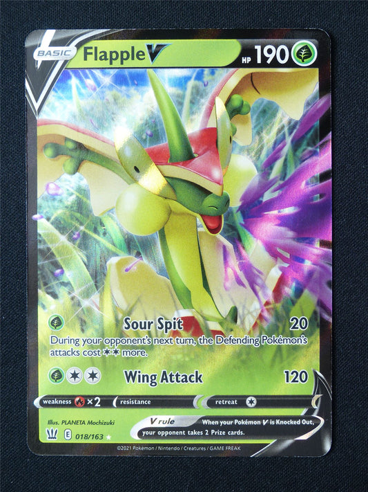 Flapple V 018/163 Holo - Pokemon Card #6Z1