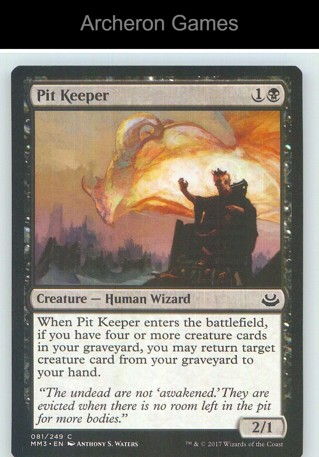 Pit Keeper MM3 81 C MTG Card NM/EX+