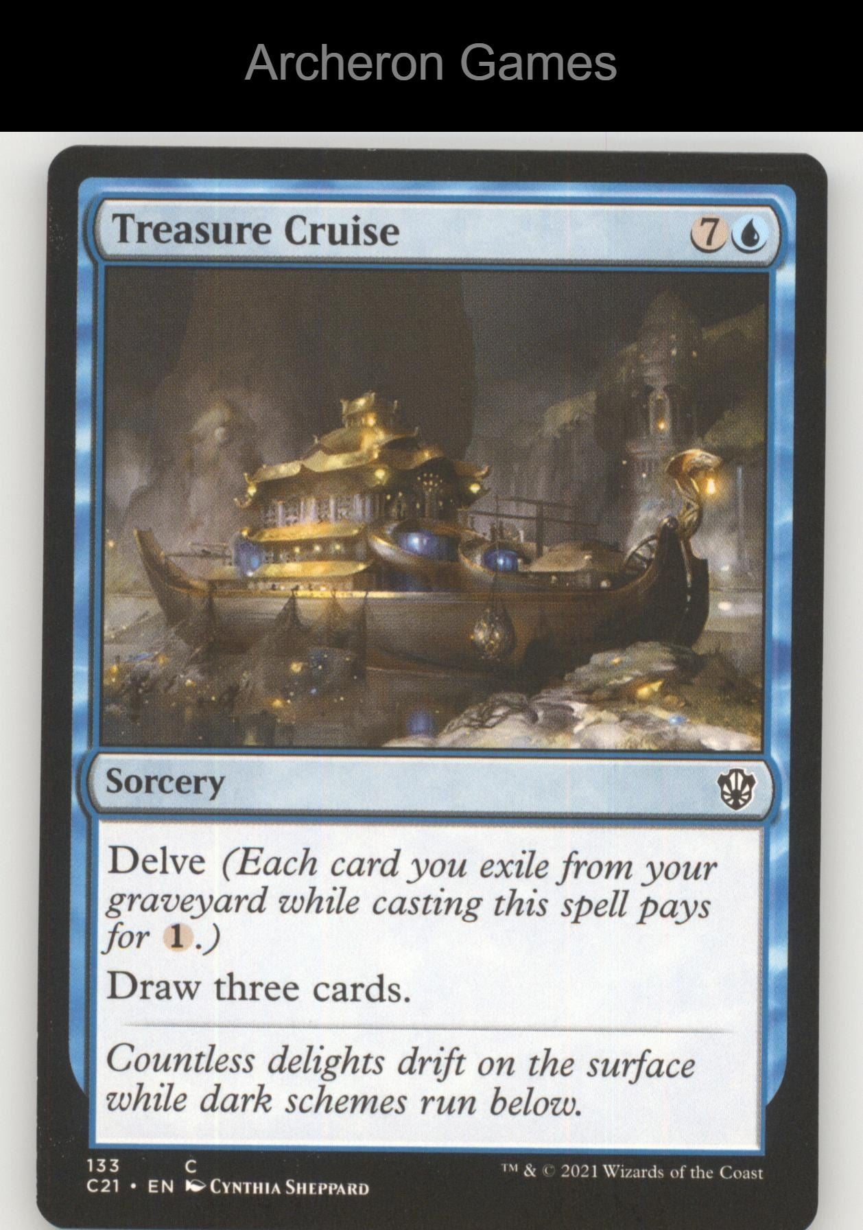 Treasure Cruise 133 C MTG Card Commander 2021