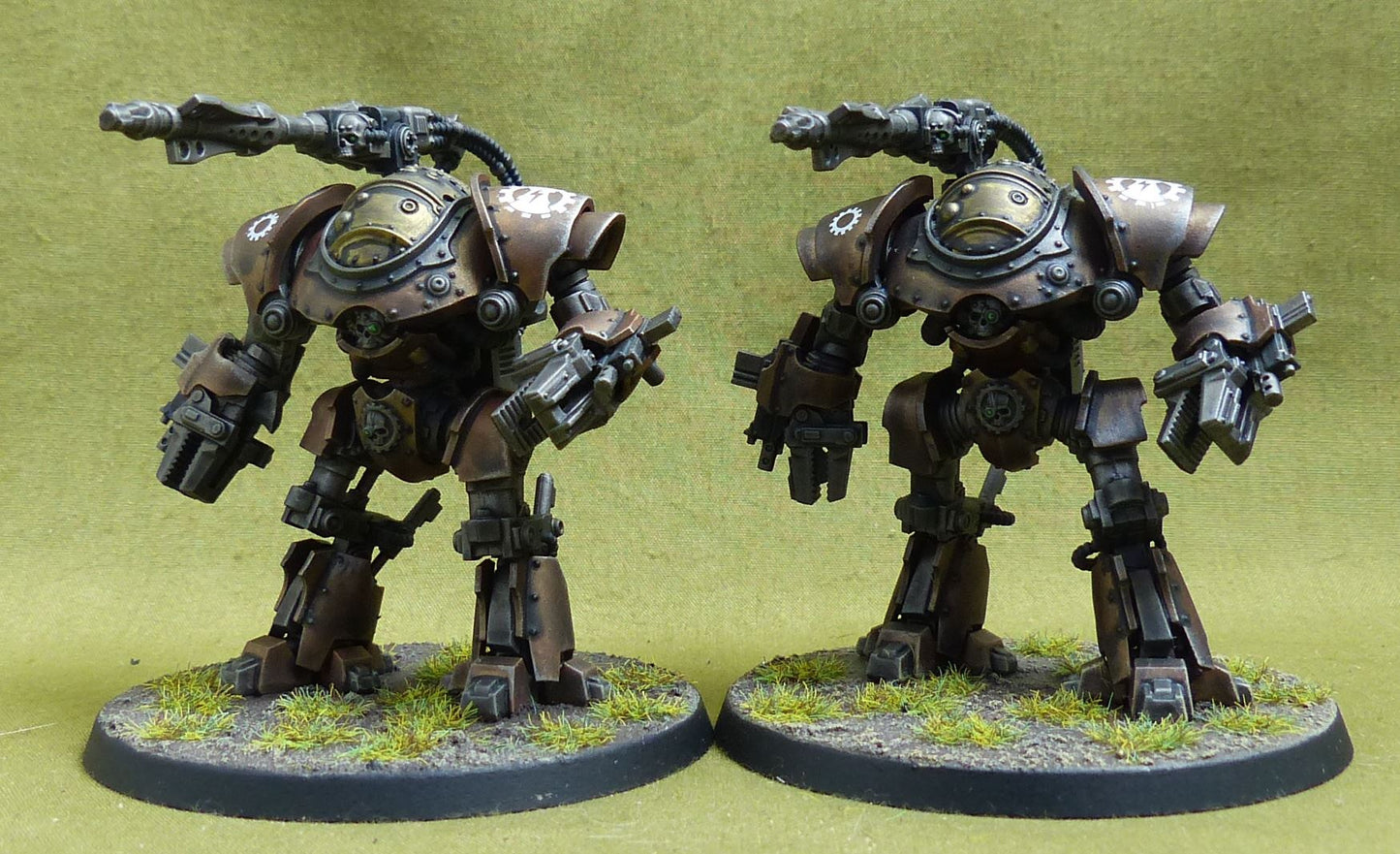 Castellax Battle-automata Maniple painted - Mechanicum - Warhammer Horus Heresy #EP
