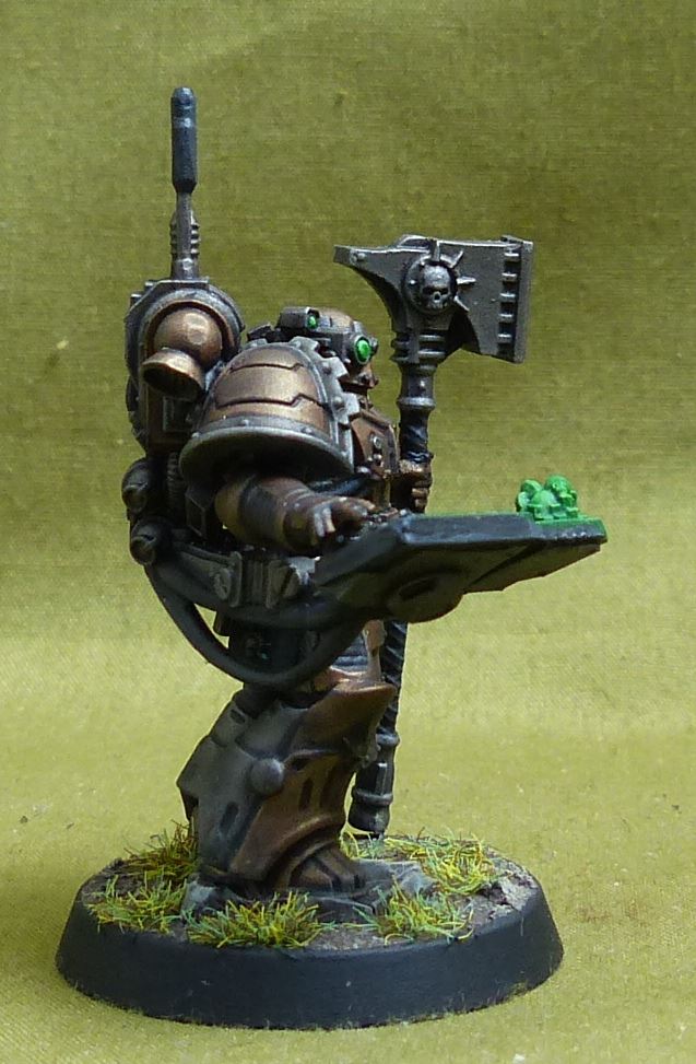 Legion Praetor with upgrades painted - Iron Hands - Warhammer Horus Heresy #2M9