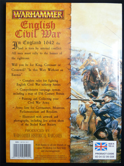 English Civil War: 17th Century Wargames Rulebook OOP - Warhammer Softback #K2