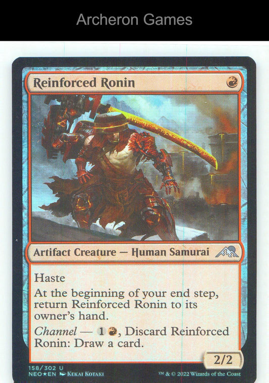 Reinforced Ronin NEO 158 UC MTG Card NM/EX+ Foil