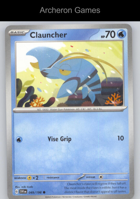 Pokemon Card Clauncher SVI 049/198 C Scarlet & Violet