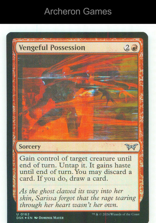 Vengeful Possession DSK 162 UC MTG Card NM/EX+ Foil