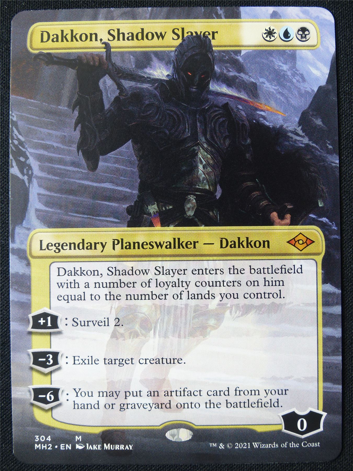 Dakkon Shadow Slayer Borderless - MH2 - Mtg Card #1P4