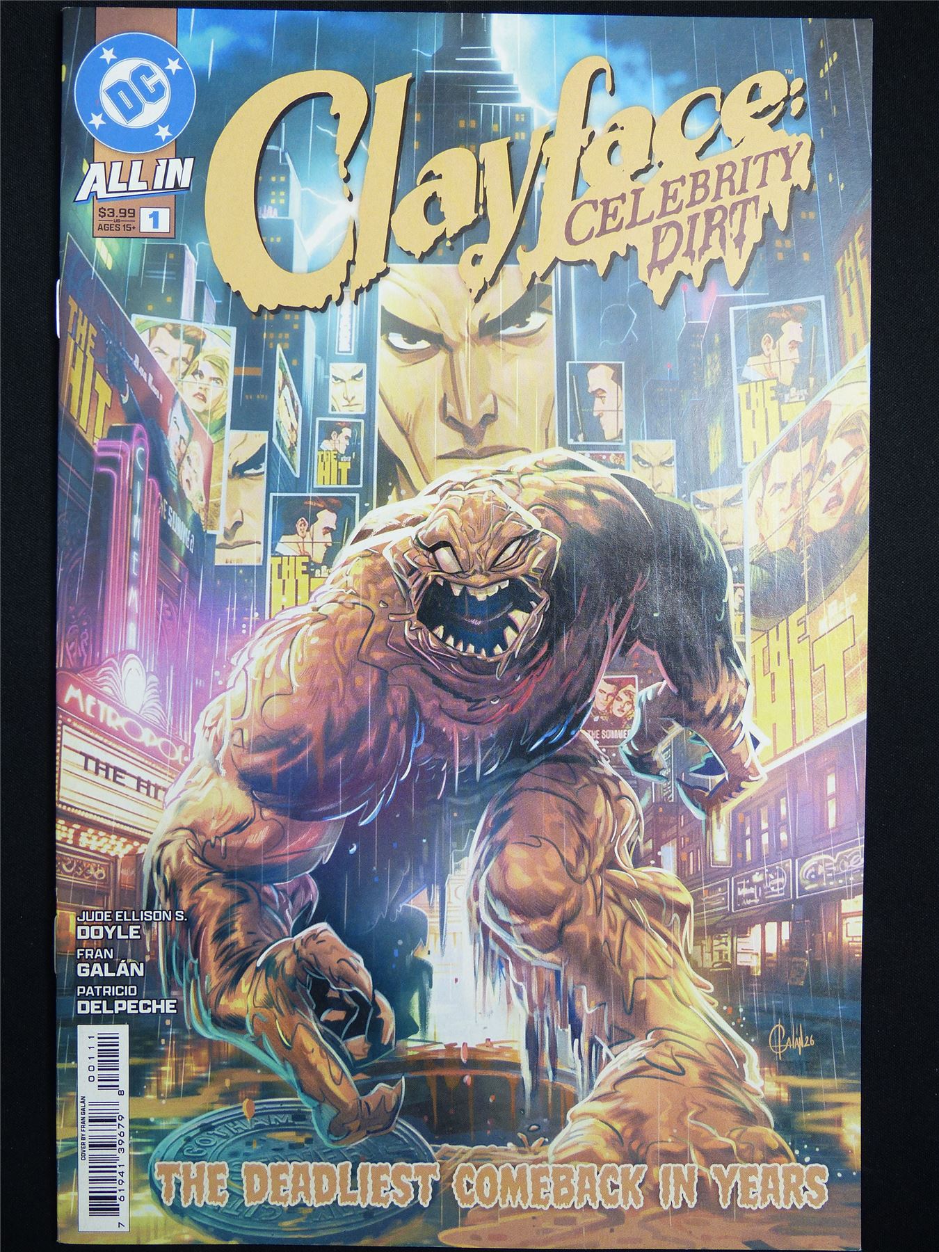CLAYFACE: Celebrity Dirt #1 Cvr A - DC Comic #3BA
