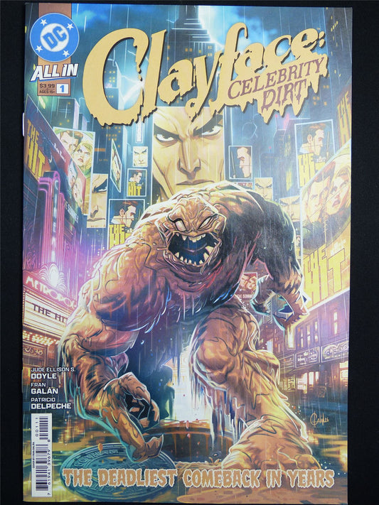 CLAYFACE: Celebrity Dirt #1 Cvr A - DC Comic #3BA