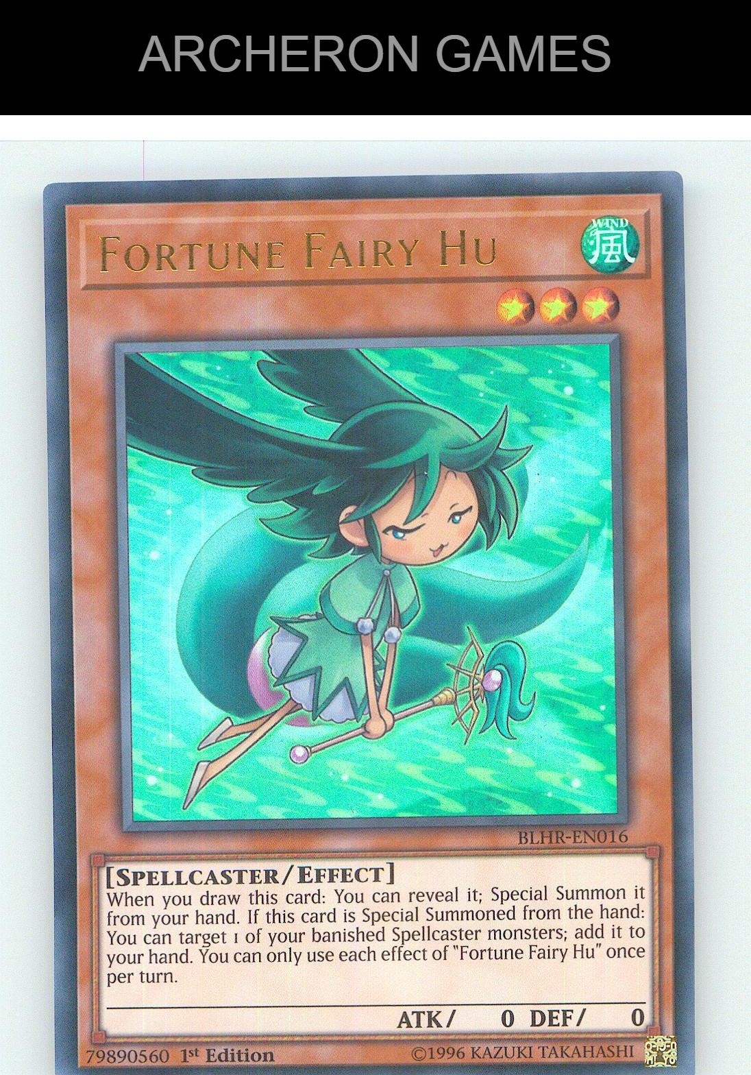 Fortune Fairy Hu Ultra Rare YUGIOH Card 1st Edition