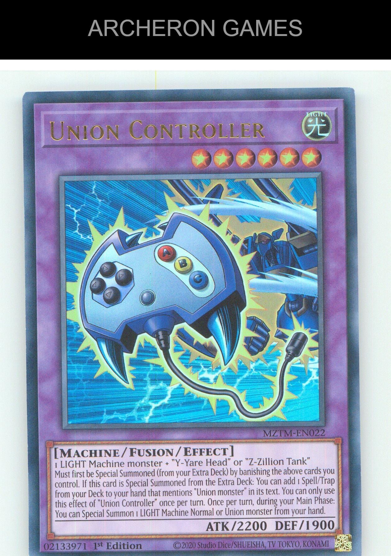 Union Controller UR YUGIOH Card 1st Edition