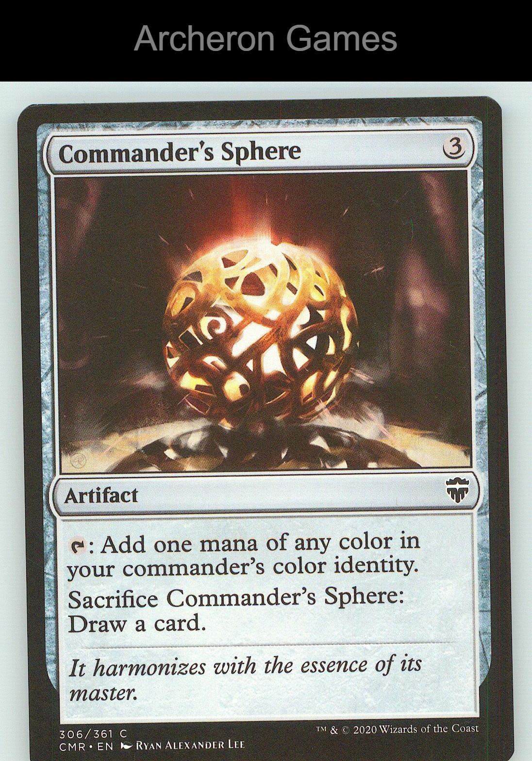 Commander's Sphere CMR 306 C MTG Card NM/EX+