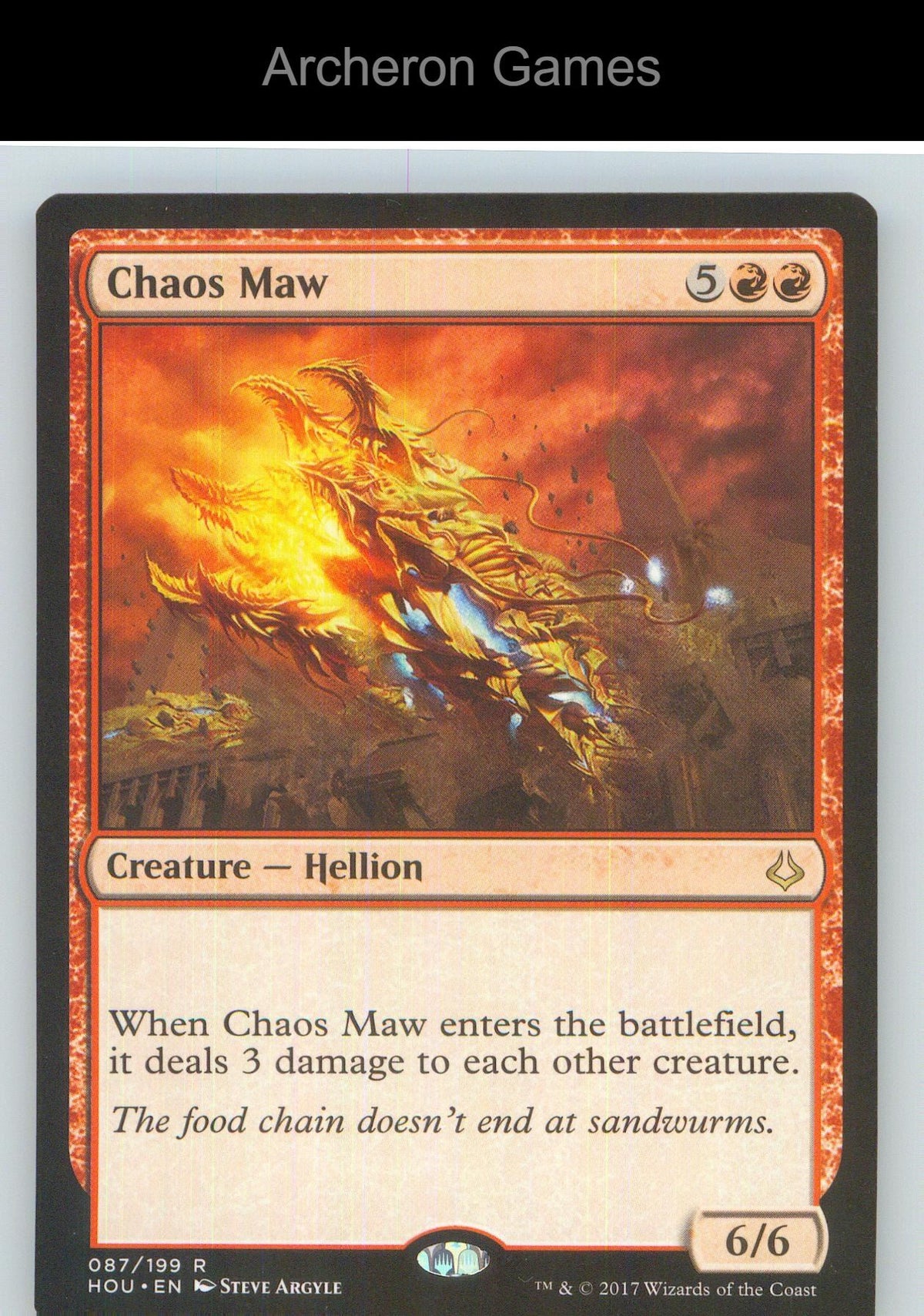 Chaos Maw HOU 87 R MTG Card NM/EX+