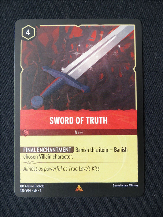 Sword of Truth 136/204 - Lorcana Card #3CA