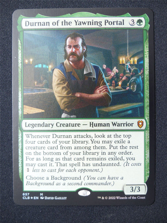 Durnan of the Yawning Portal Foil - CLB - Mtg Card #7B8