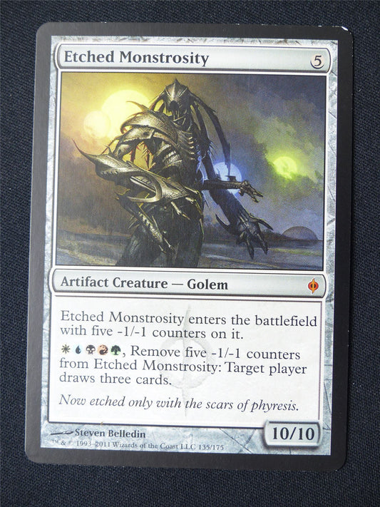 Etched Monstrosity - NPH - Mtg Card #9CT