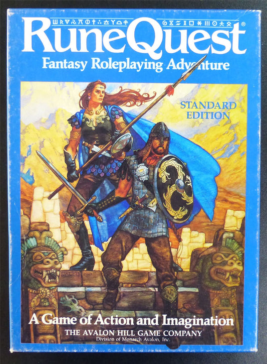 RuneQuest Fantasy Roleplaying Adventure Standard Edition - Avalon Hill Games #278