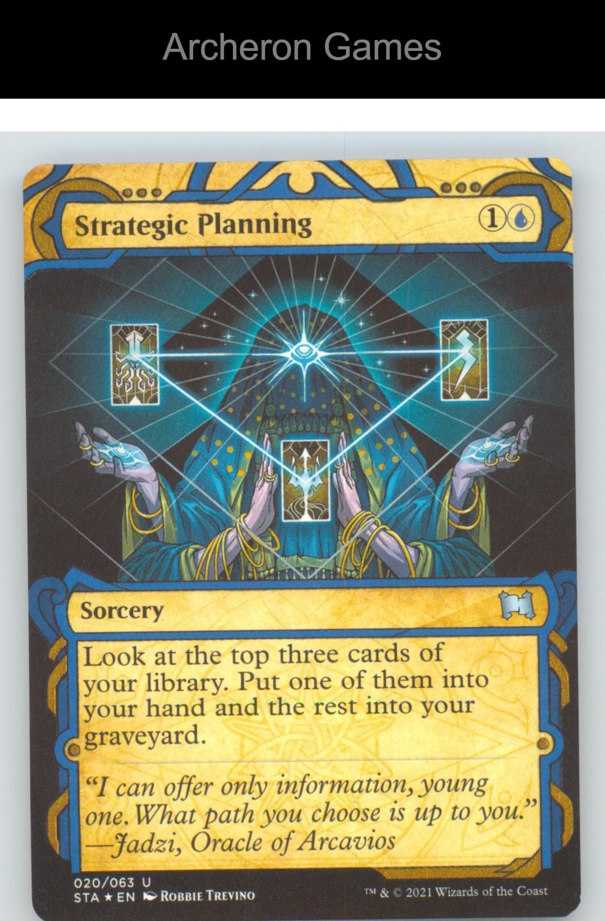 Strategic Planning STA 20 UC MTG Card Strixhaven: Mystical Archives Foil