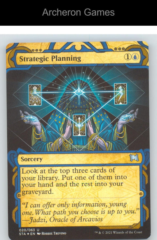 Strategic Planning STA 20 UC MTG Card Strixhaven: Mystical Archives Foil