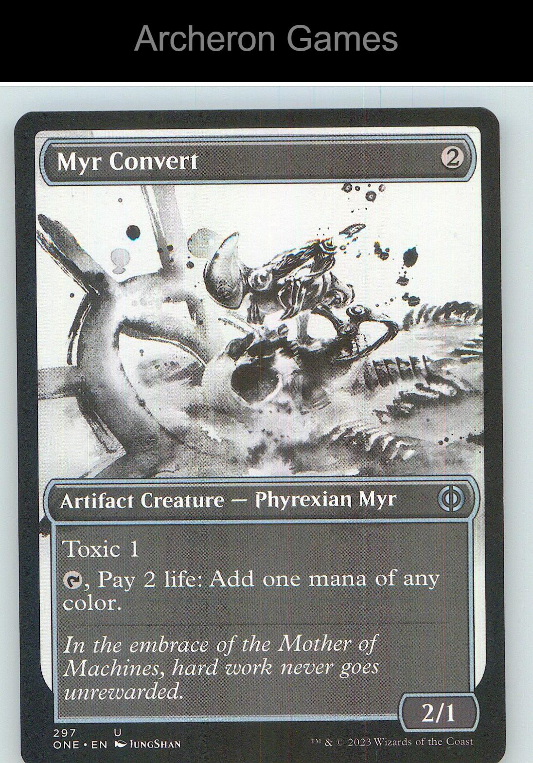 Myr Convert (Showcase) ONE 297 UC MTG Card NM/EX+