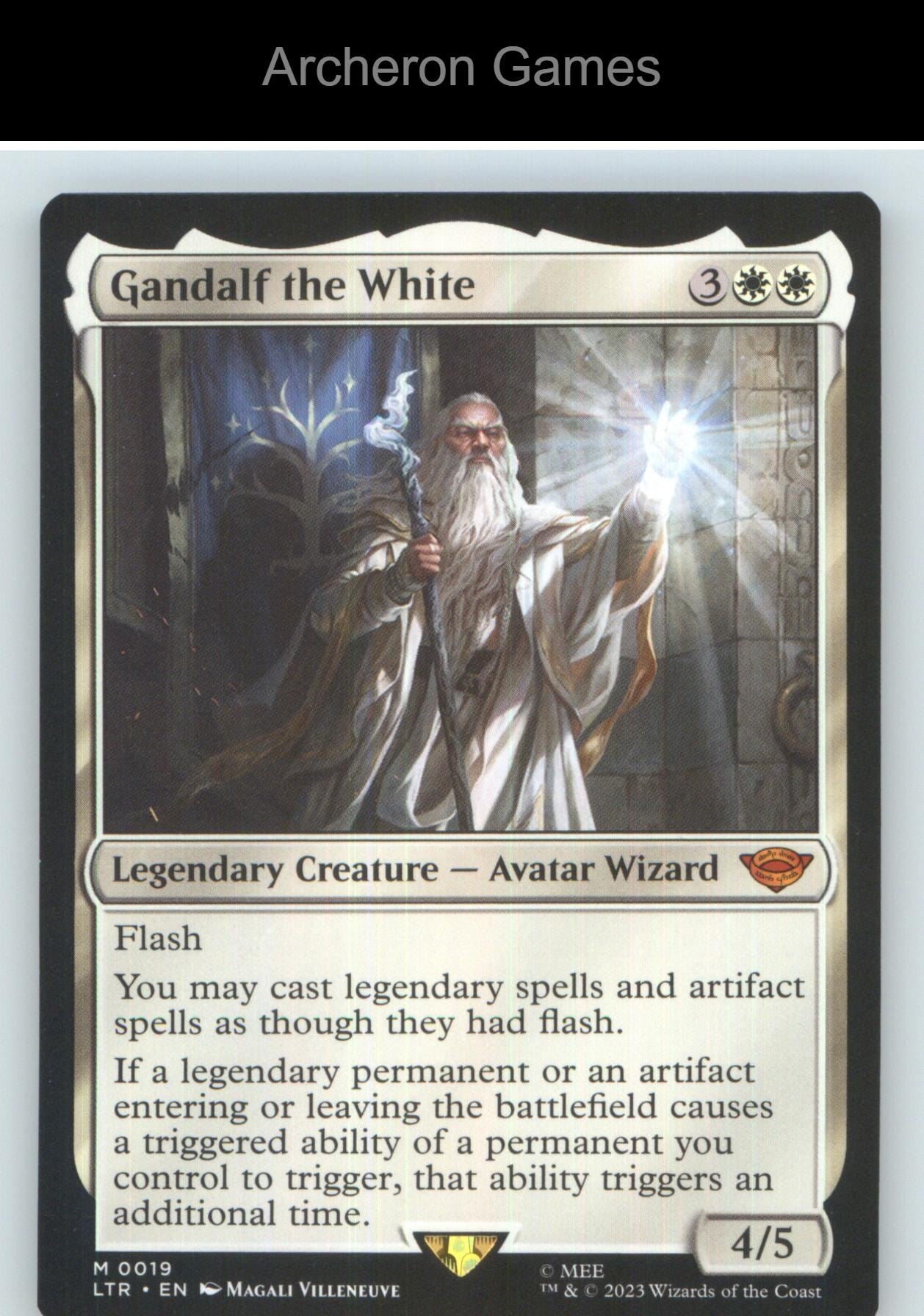 Gandalf the White LTR 19 Mythic MTG Card NM/EX+