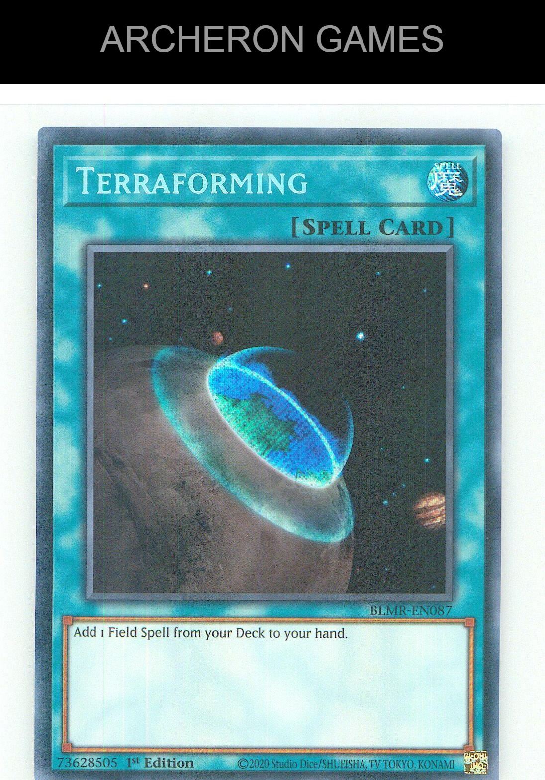 Terraforming SEC YUGIOH Card 1st Edition
