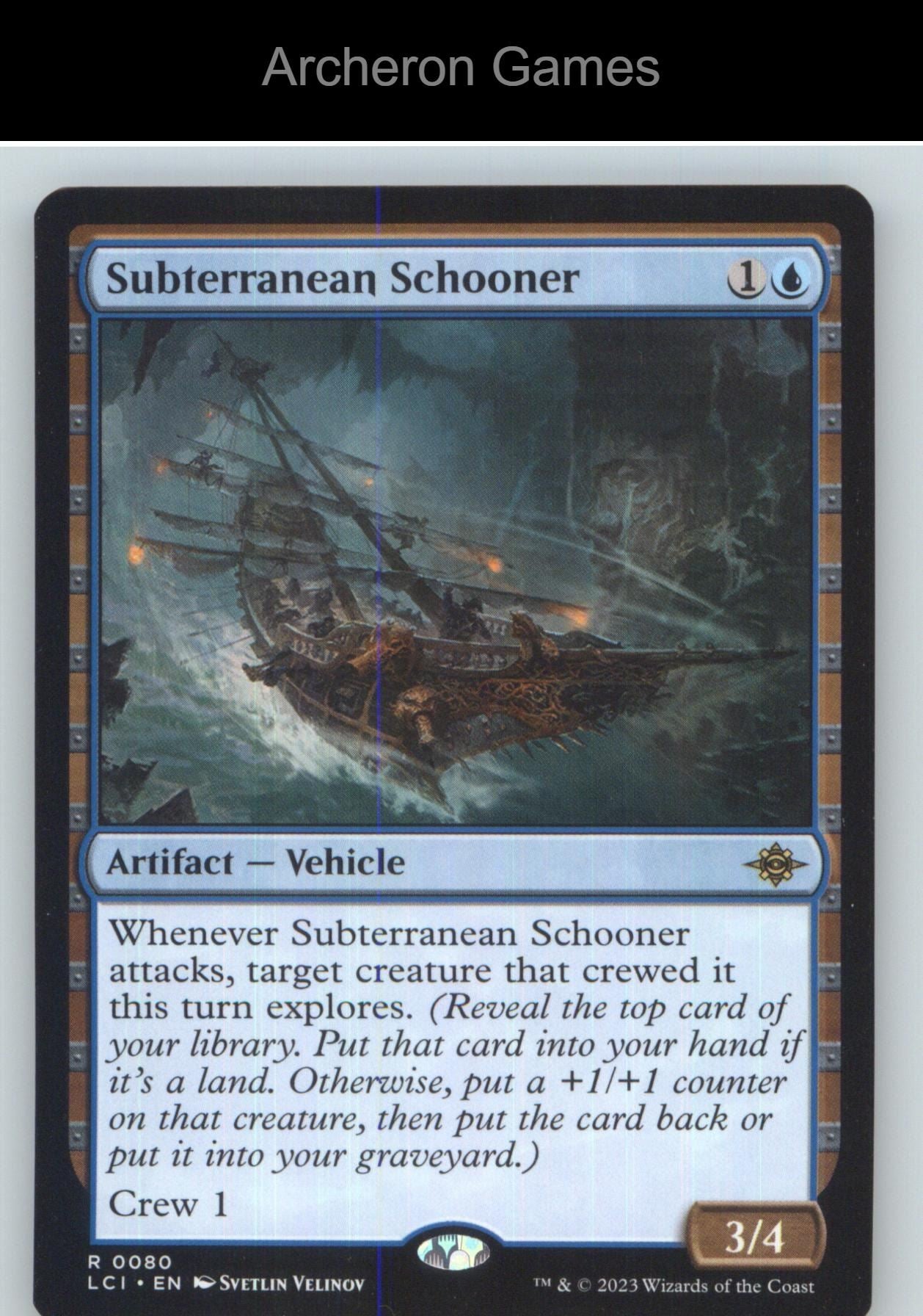 Subterranean Schooner LCI 80 R MTG Card NM/EX+